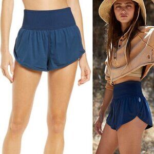 NWT FREE PEOPLE FP Movement Game Time Short In Navy Size Small